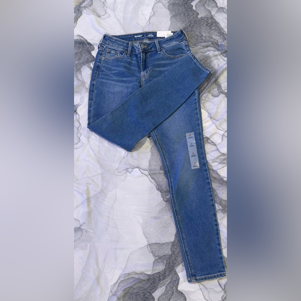 Old Navy Women's Classic Blue Skinny Jeans